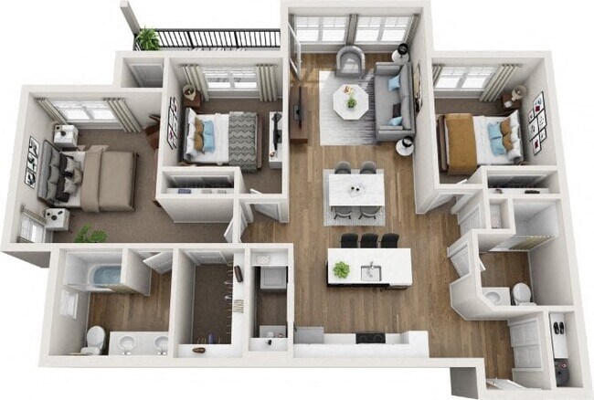 Beam II P-207 floor plan
